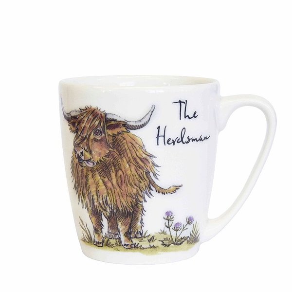 Country Pursuits Acorn Mug by Queens  - Made in Staffordshire UK - The Herdsman