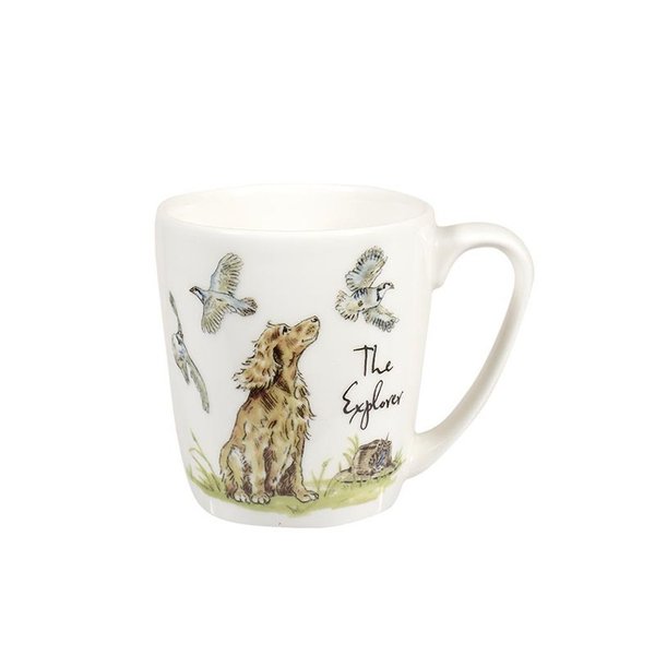 Country Pursuits Acorn Mug by Queens  - Made in Staffordshire UK - The Explorer