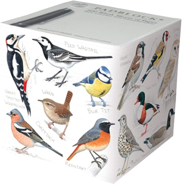 Padblocks British Birds Telephone Notepad Block